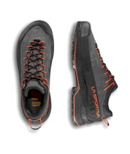 La Sportiva Wanderschuhe TX 4 Evo (Zustieg, Wildleder) carbongrau/rot Herren